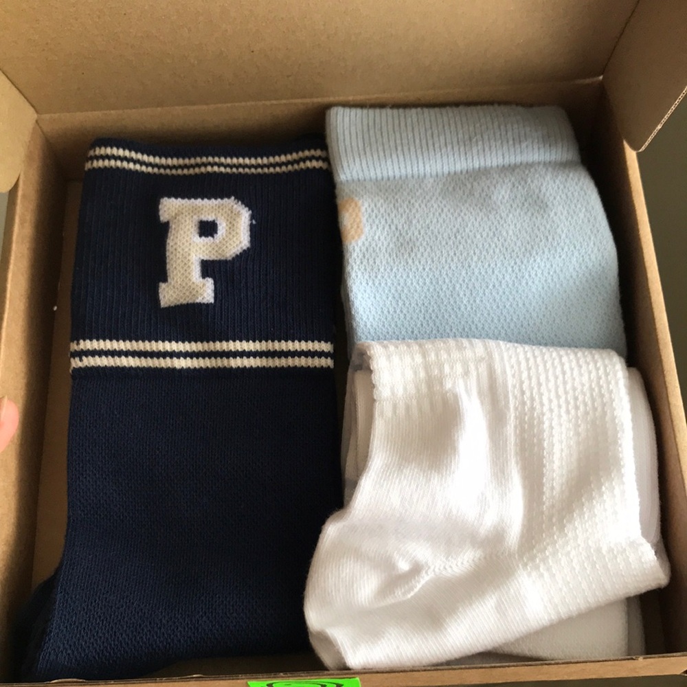 Brand Men's Underwear & Socks Set - Navy, Light Blue, White